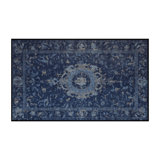 Tapis gris lavable à la machine