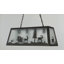 Luminaire suspendu carré / rectangulaire à 4 lumières pour îlot de cuisine Mcbain
