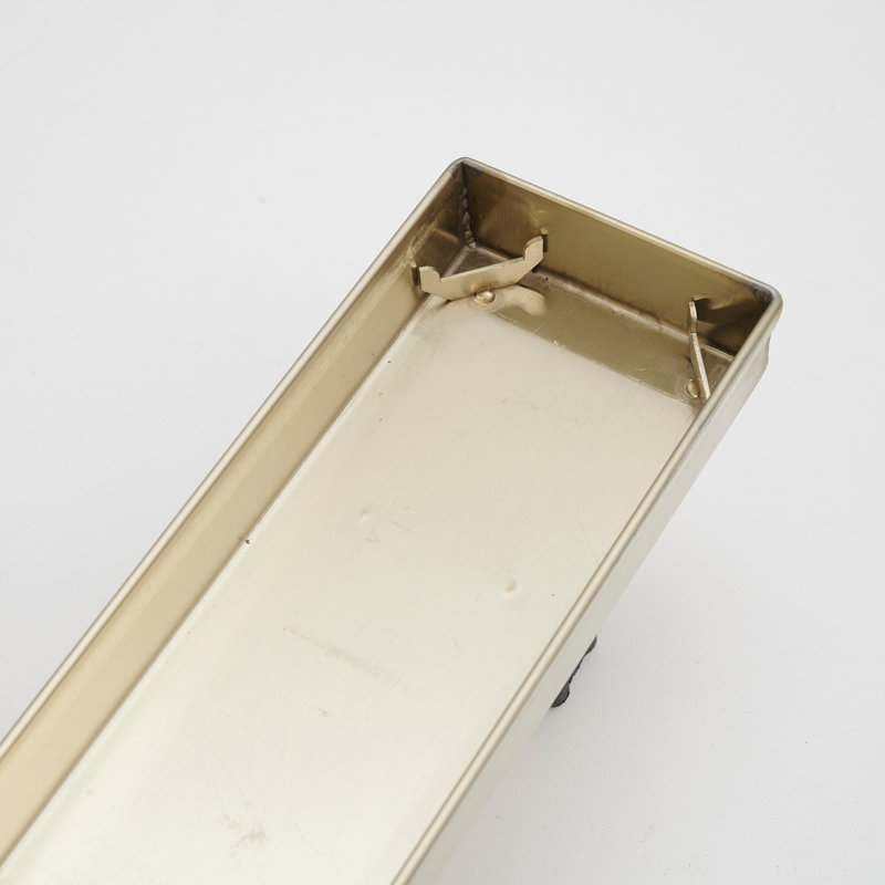32'' Brushed Gold Stainless Steel Linear Shower Drain