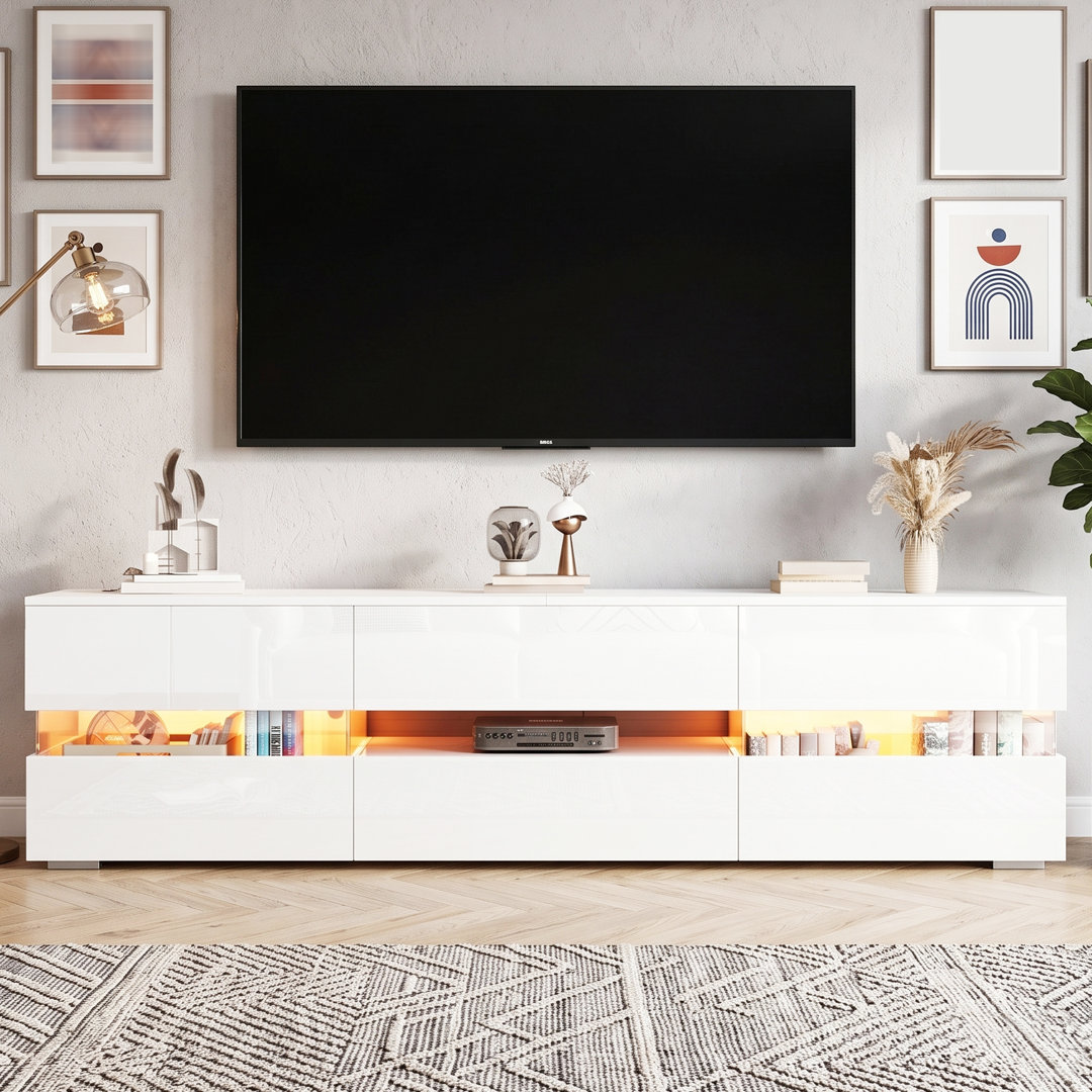 High Gloss LED TV Stand