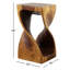 Amardev Abstract Solid Wood End Table-126186942-126186944
