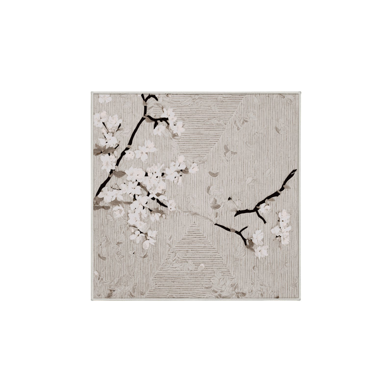 Machine Washable Beige Area Rug, Square 8'