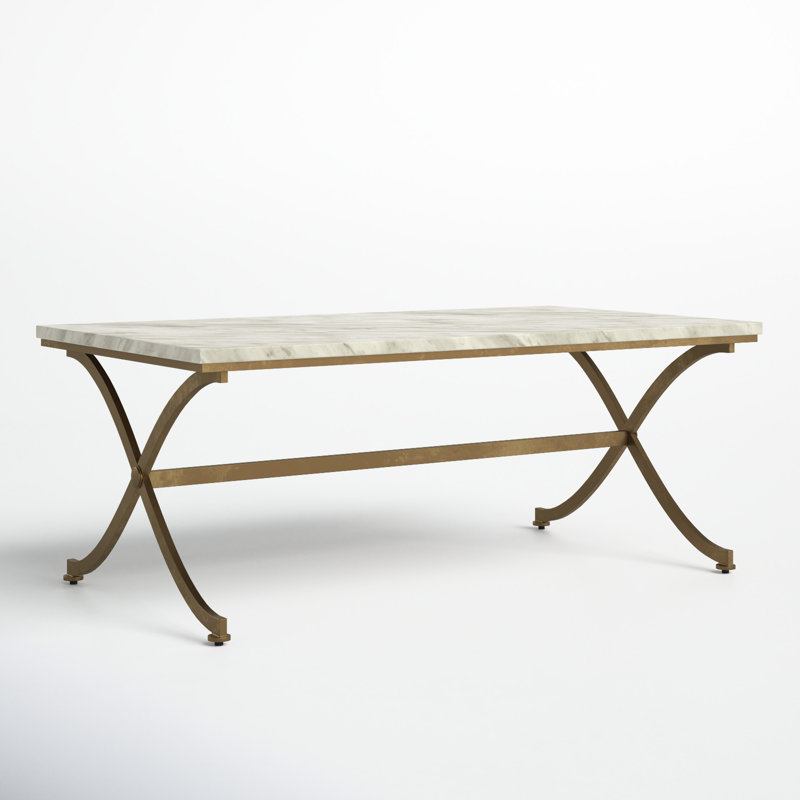 Midhill Genuine Marble Coffee Table
