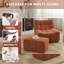 Fauteuil à billes 33,7 po avec repose-pieds-1766550369