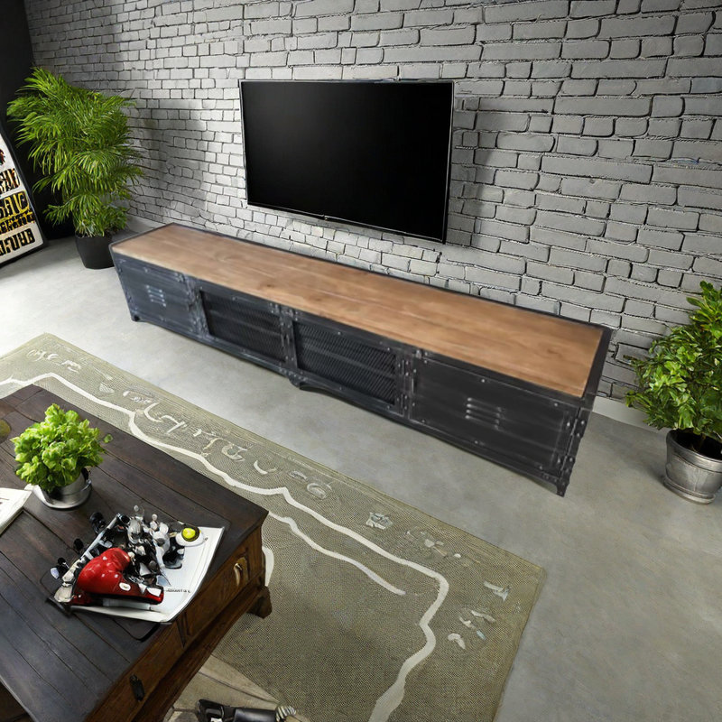 Storage Credenza, Silver, 70.86"