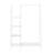 Jashawna 45'' Metal Clothing Rack