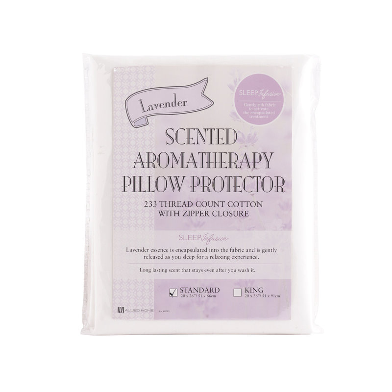 Aromatherapy Aromatherapy Lavender Scented Pillow Protector, Standard