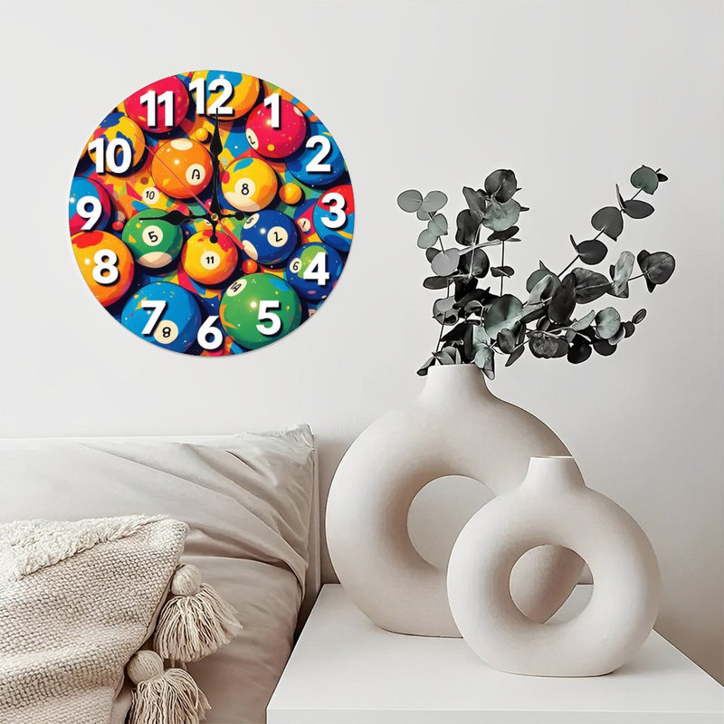 Boules de billard colorées pour la maison et le bureau