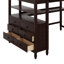 Lit mezzanine double avec tiroirs Jereck Kids-779013495