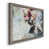 Toile avec cadre gris