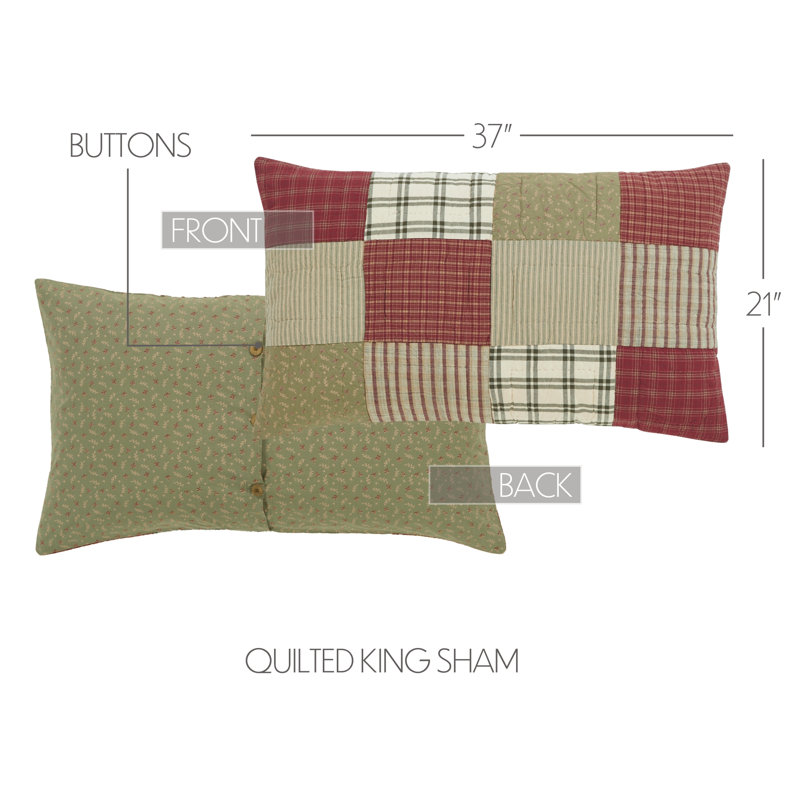 Prairie Winds Geometric Sham Set, King