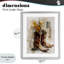 «Western Roots & Blooms», reproduction sous verre encadrée, design par Svetlana Aleynikova-100703451-100703446