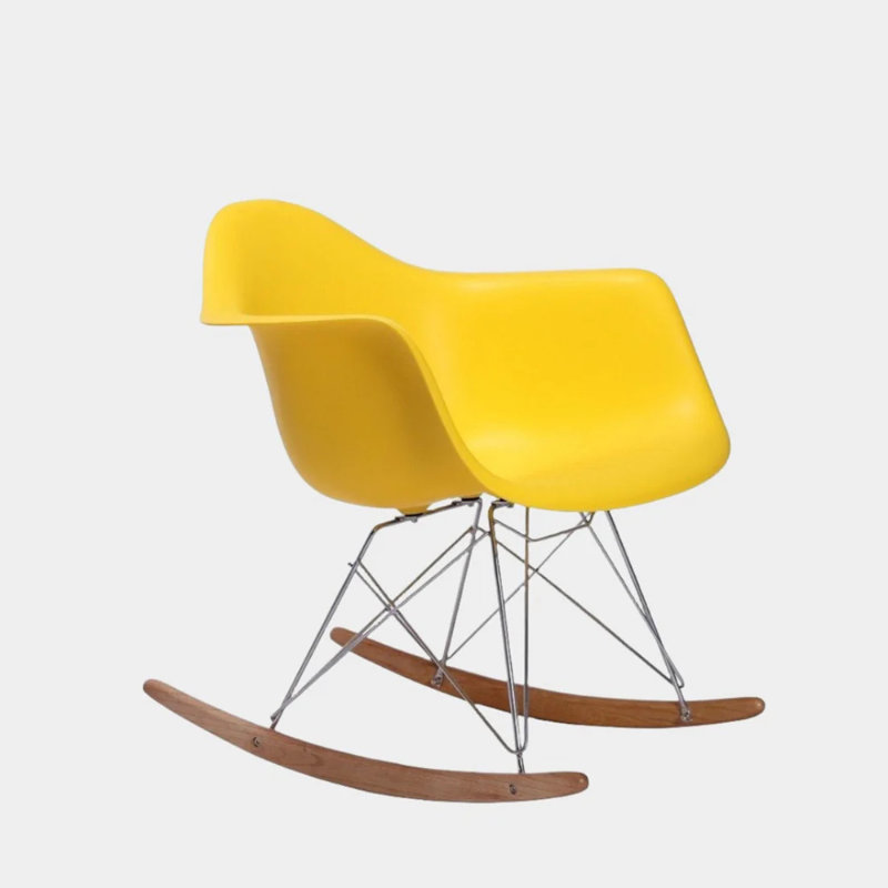 Chaise berçante pour enfants, Jaune