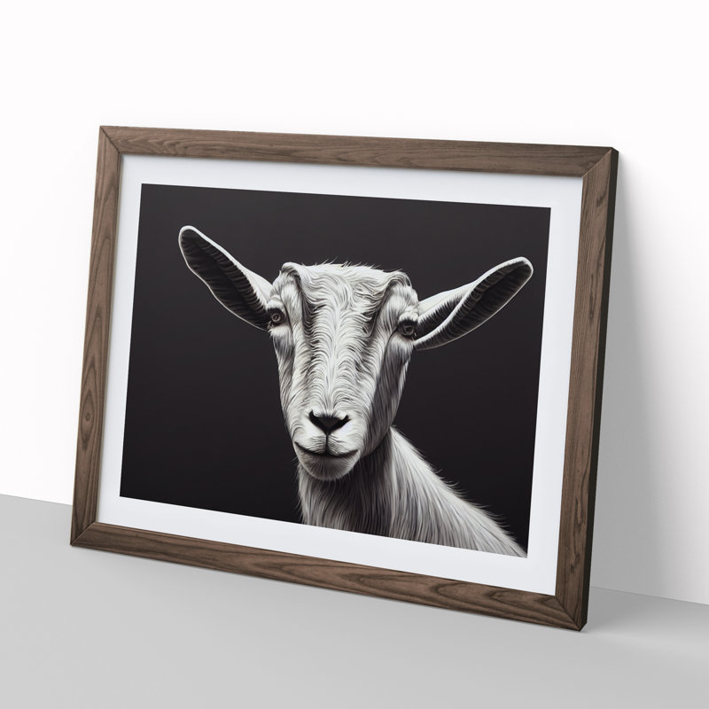Goat Portrait Vol.1 - Framed Print
