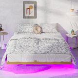 Floating Bed Frame With Led Light