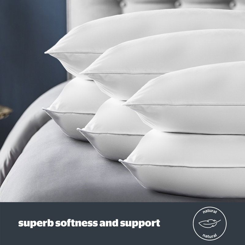 Silentnight Anti Allergy Duck Feather And Down Pillows - 6 Pack