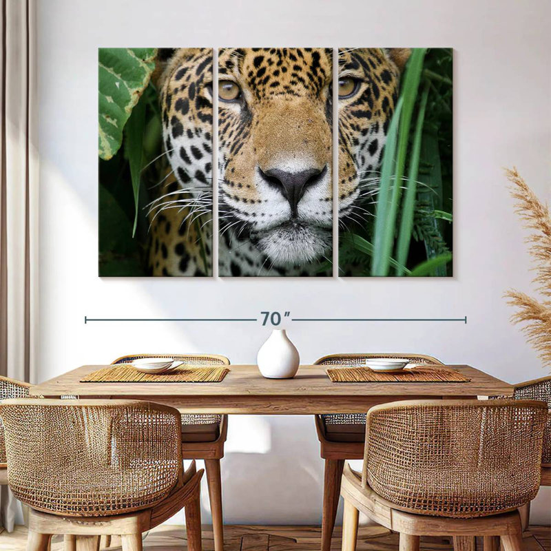 Amazon Jungle Jaguar, 42" H x 65" W