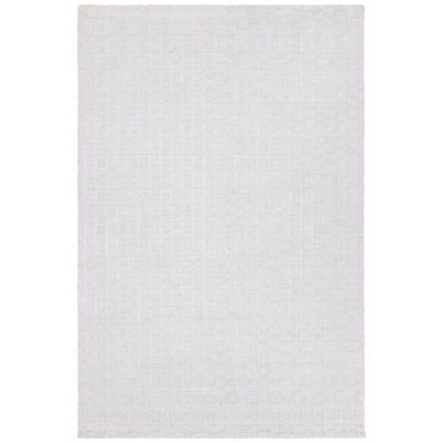 Tapis blanc tissé à la main Arctarus
