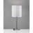 Aghvan 22"  Metal Cylinder Table Lamp With  Drum Shade-969836705-969836704