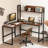 L-Shaped Metal Base Computer Desk-75185448