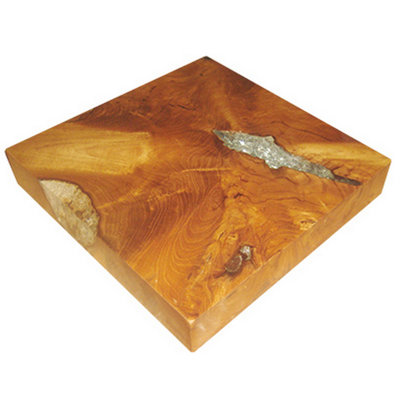 11'' L x 11'' W Resin Square Edge Table Top