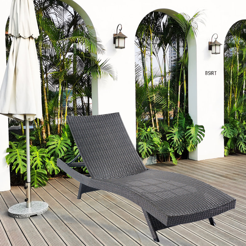 Chaise longue d'extérieur Tabatha