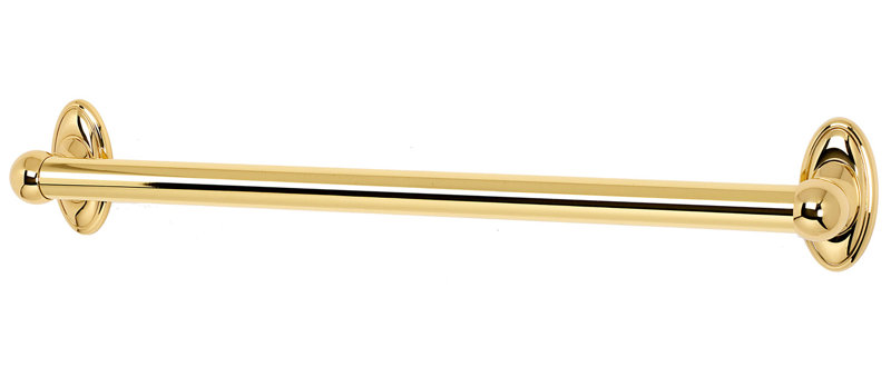 Barre d'appui 18 po Classic Classic, Laiton poli, 24"
