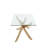 Nykea Glass Top Single Coffee Table-840858757