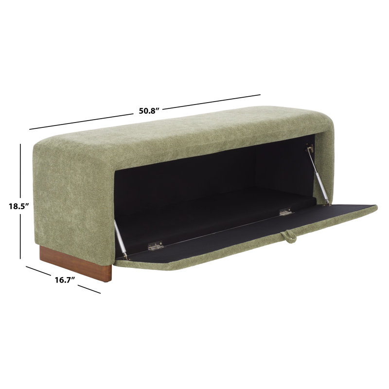 Leif Kowal Storage Bench, Moss