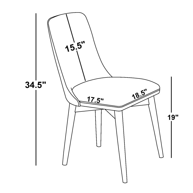 Santana 19'' H Upholstered Side Chair