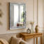 Rectangular Glass Flat Wall Mirror Venetian Diamond Accent Mirror 60x80CM