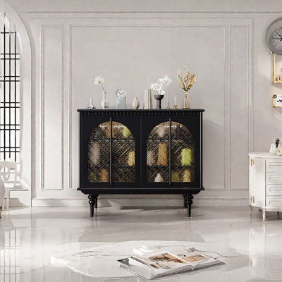 Living room storage and decoration cabinet