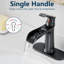 Robinet pour salle de bain à un trou avec poignée simple-115827487