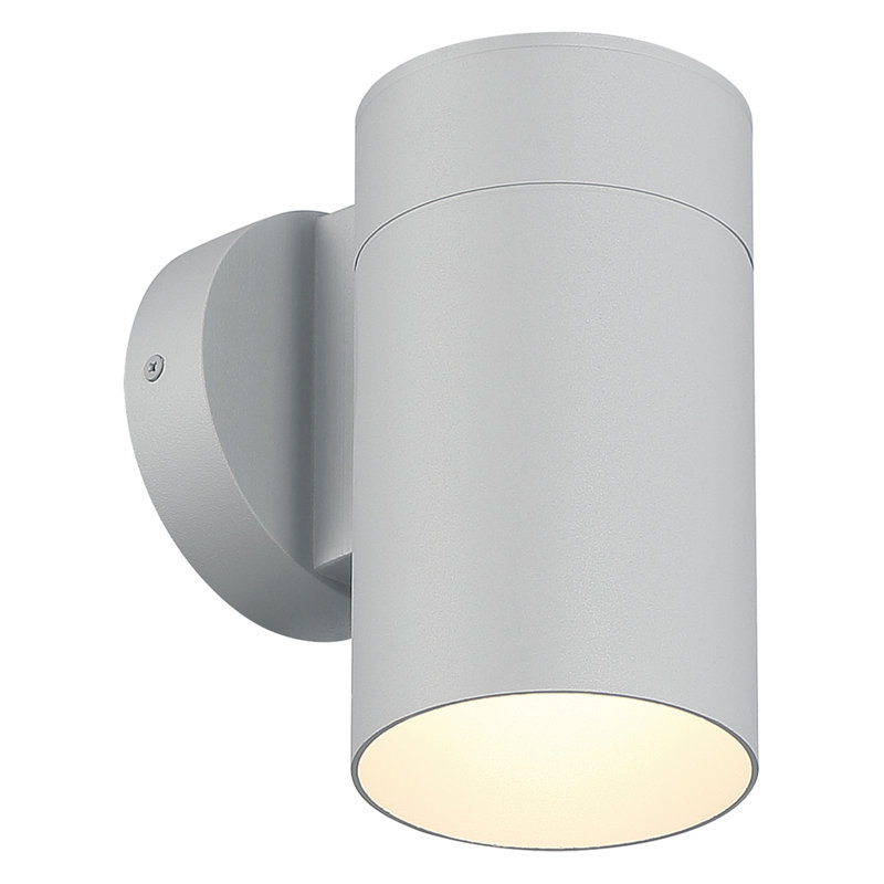 Audreyann Steel Wall Light, 7.75" H x 4.75" W x 6.5" D, Satin, Satin