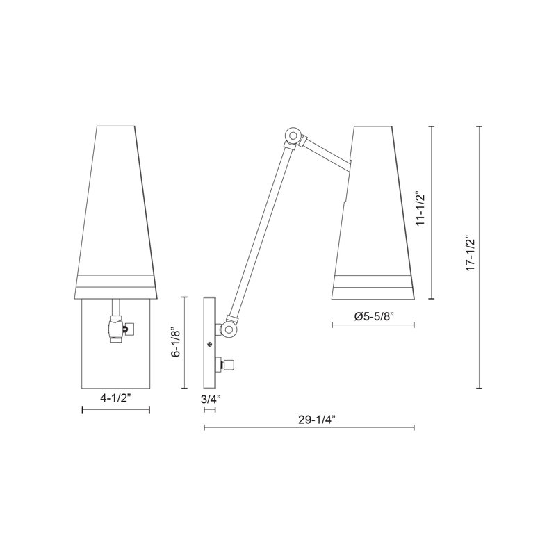 Brickell 1 - Light Bath Sconce, Matte White