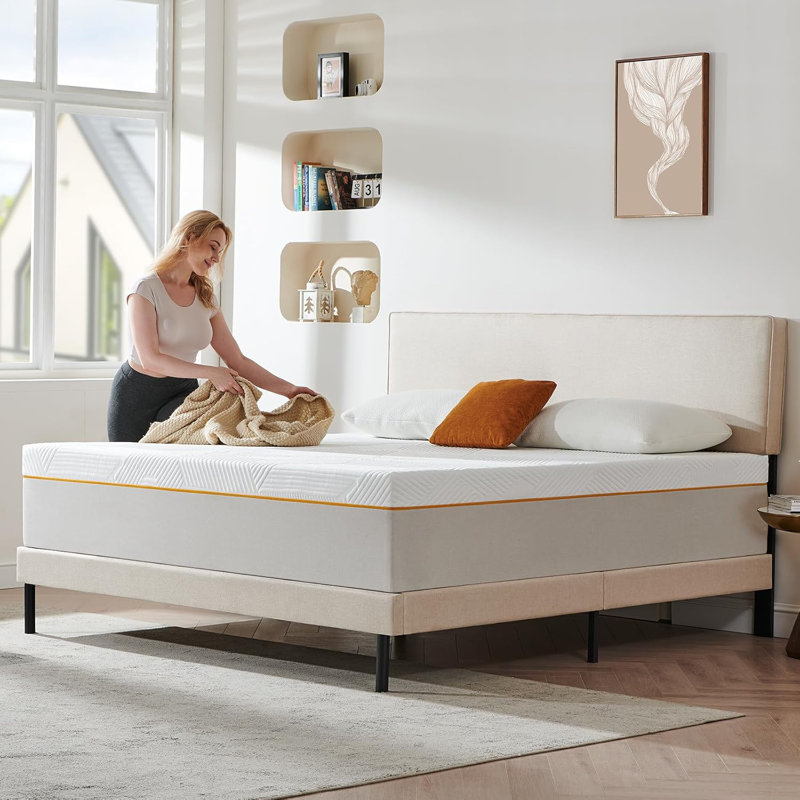 Arnbiorn 20cm Memory Foam Hybrid Pocket Spring Mattress, Double (4'6)