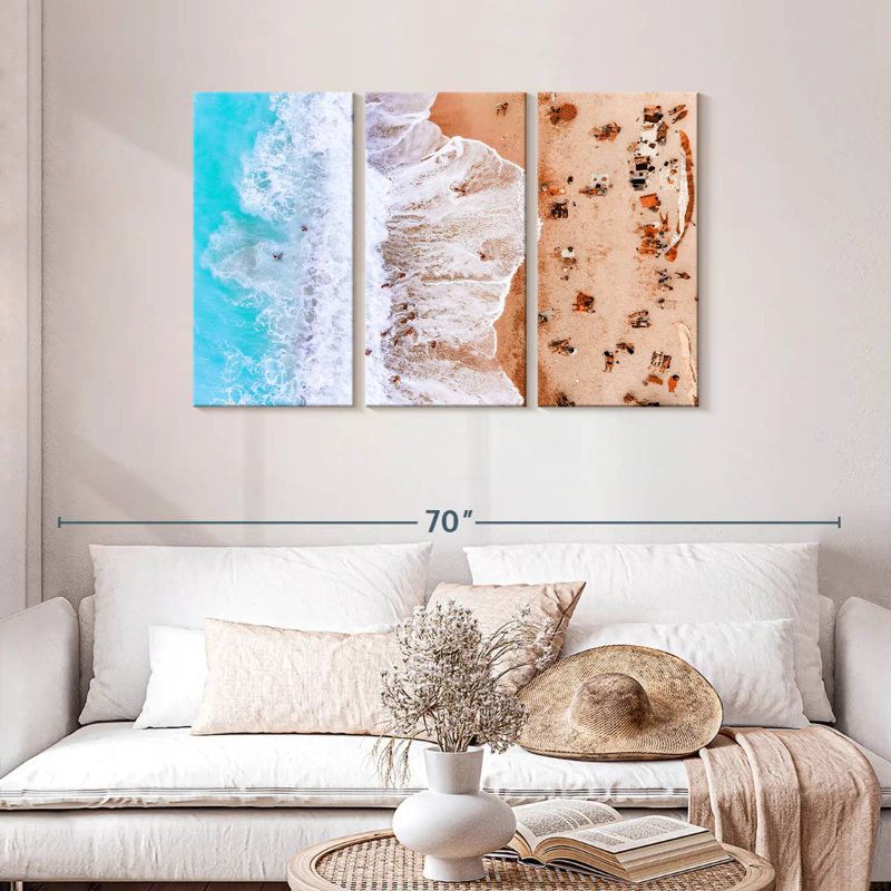 Gillard Beach Tourists, 28" H x 45" W