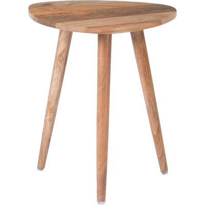 Bond Wooden Triangle End Table - Exclusively Designed Modern Small Side Table. Hand Crafted - Wooden Side Table - Contemporary Design For Small End Tables For Bedroom And Living Room
