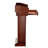 Adiroffice Stand-Up Podium Lectern With Drawer And Storage Area-87104409