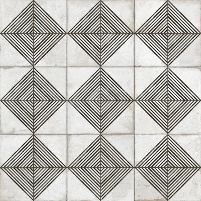 Kings Rombos 17-5/8 In. X 17-5/8 In. Ceramic Floor And Wall Tile