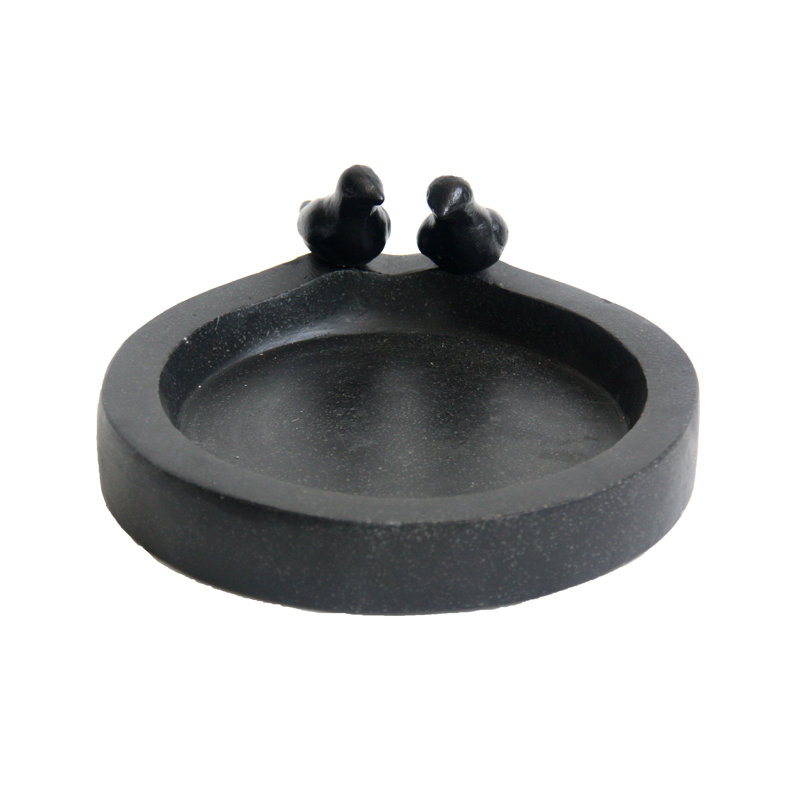 Natural Stone Mosaic Birdbath