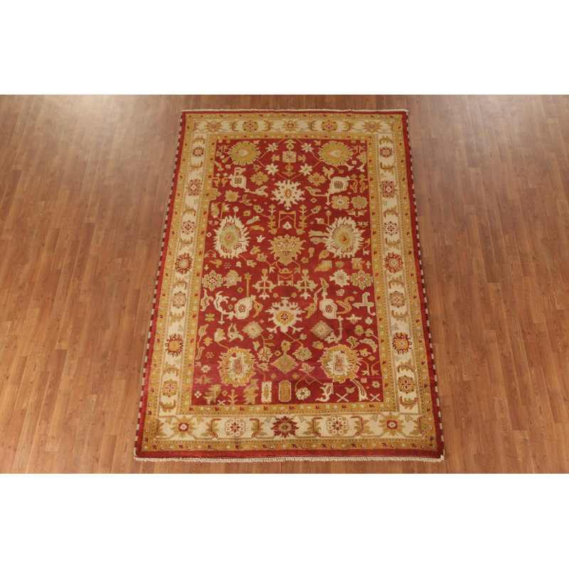 Tapis indien en laine All-Over Agra 6 x 9