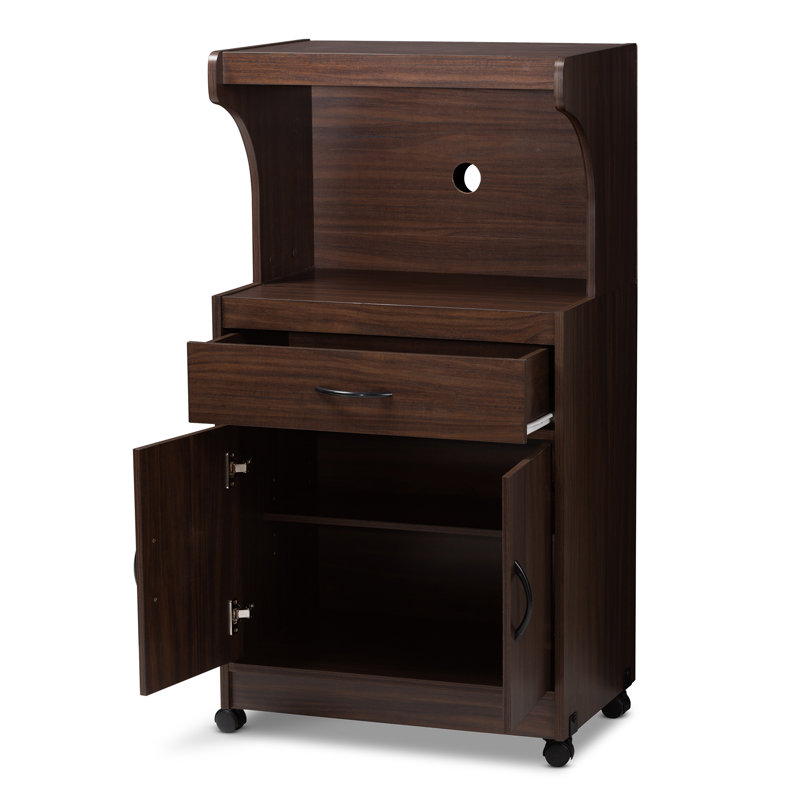 Johnathyn Accent Cabinet, Dark Walnut