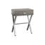 Table de bout Table de chevet 1 pièce taupe l 12 po x P 18,2 po x H 22,2 po
