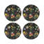 Sous-verres ronds en cuir Flora Fauna-119015152