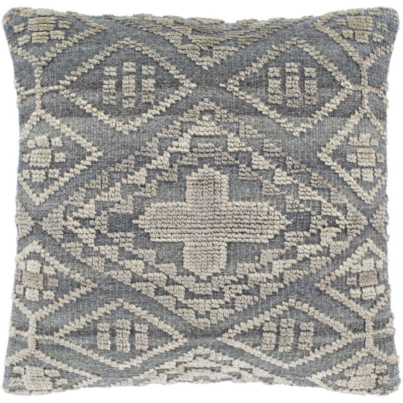 Nobility Embroidered Throw Pillow, Down