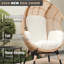 Fauteuil de patio en tressage de polyester New Grid Style