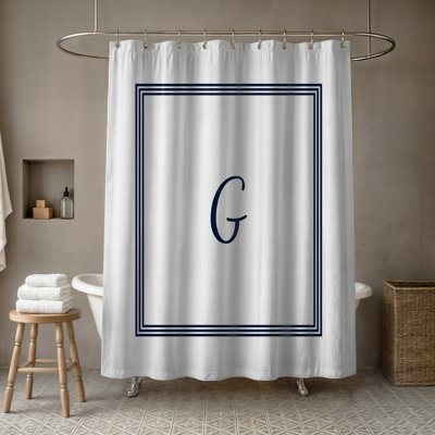 Rideau de douche simple 