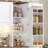 Arryanna 72.8'' Kitchen Pantry Storage Cabinet with LED Lighting & Charging Station-304565742