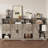 Farmhouse Storage Cabinet With Drawers And Open Storage-1724135683